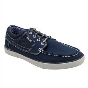 Izod Sz 13 Navy Memory Foam Insole Boat Shoes